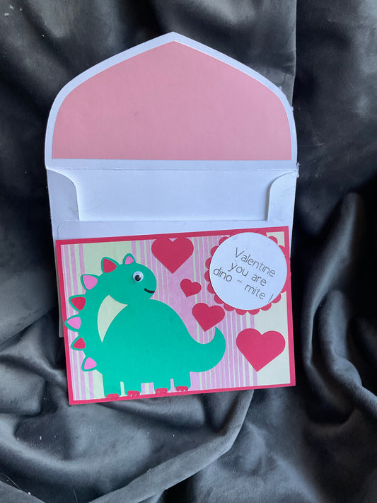 Dino Valentine’s Day Card